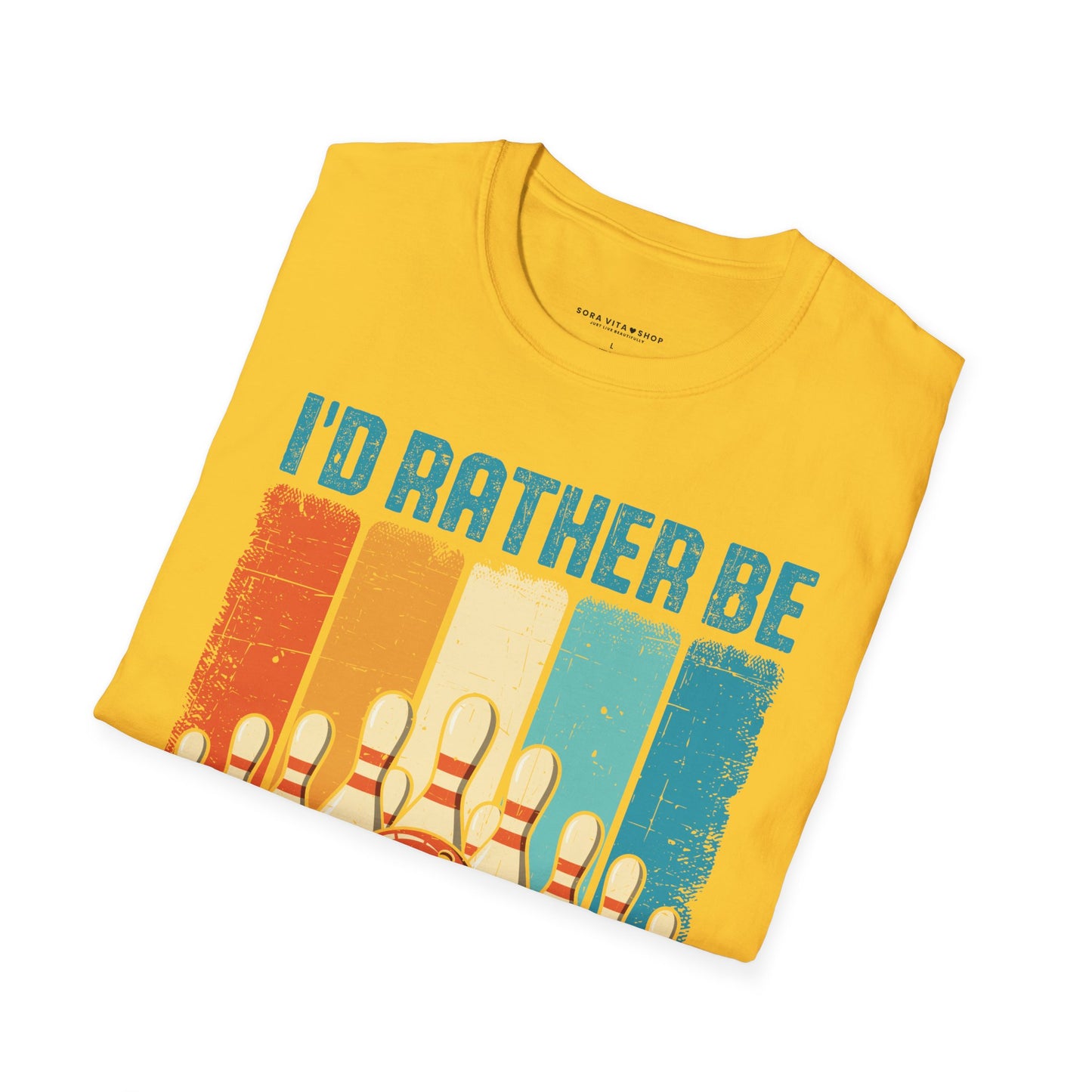 I’d Rather Be Bowling Softstyle Tee – All‑Day Comfort, Fun Game Night Vibes, Perfect Gift for Bowlers & League Legends