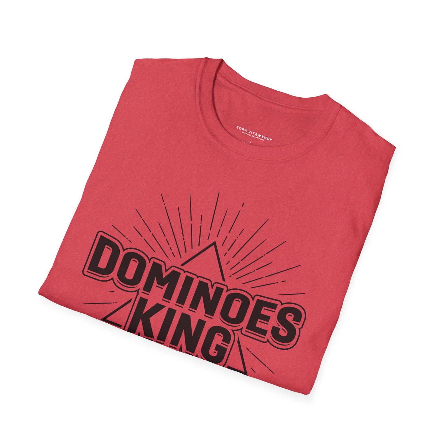 Dominoes King Softstyle Tee – Game Night Champion Style, All‑Day Comfort, Perfect Gift for Domino Lovers & Board Game Fans