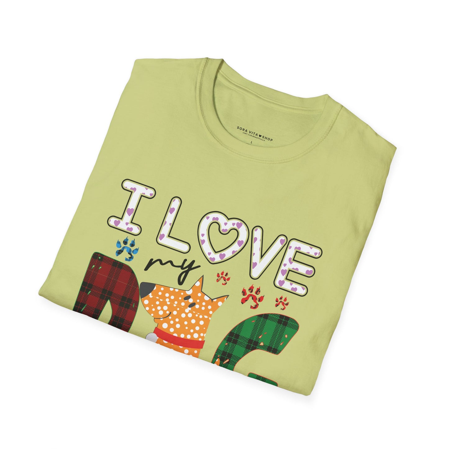 I Love My Dog Softstyle Tee | Cute Unisex Comfort for Timeless Comfort & Everyday Essential Tee