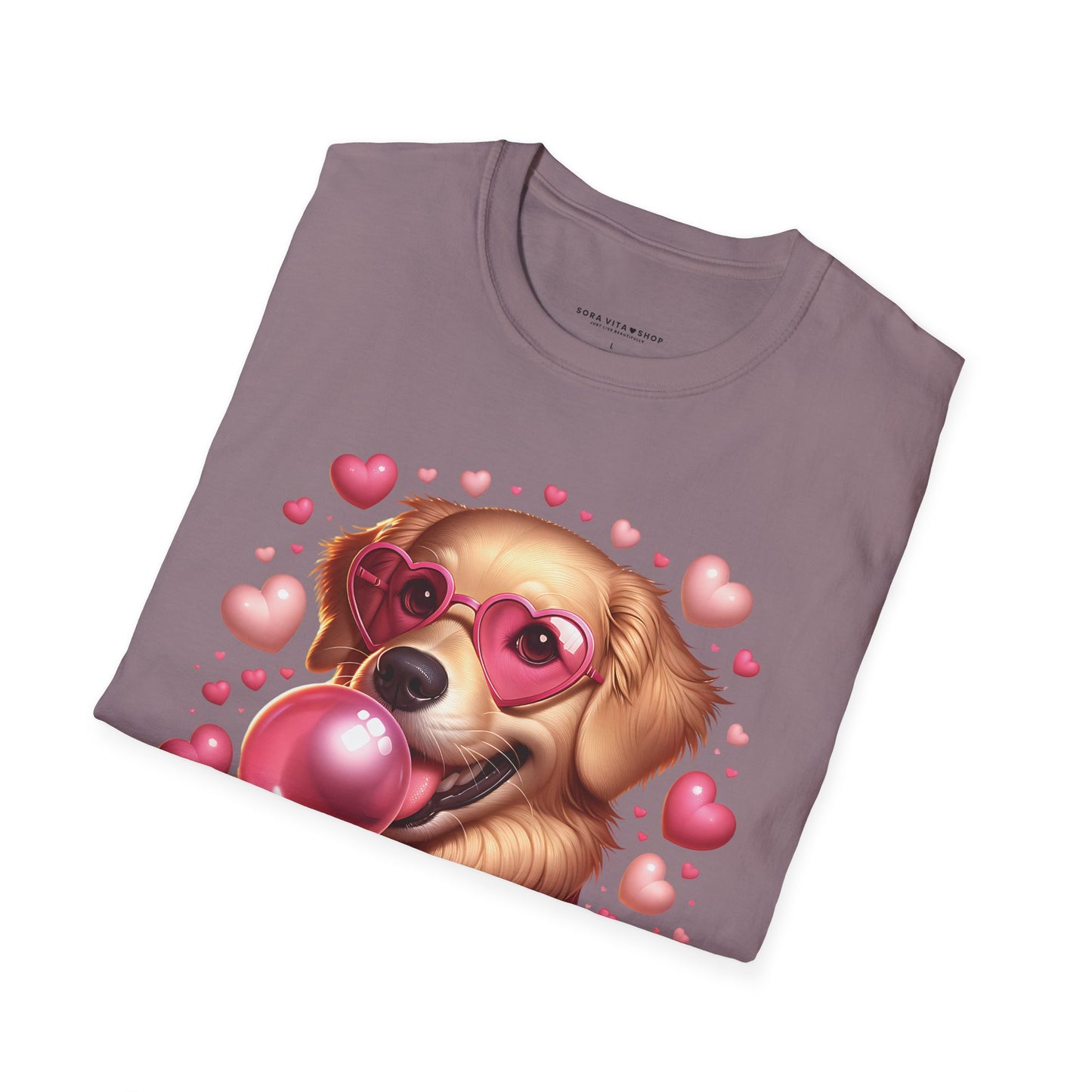 Golden Retriever Love Tee | Softstyle Comfort for Dog Lovers, Valentineās Day & Everyday Joy