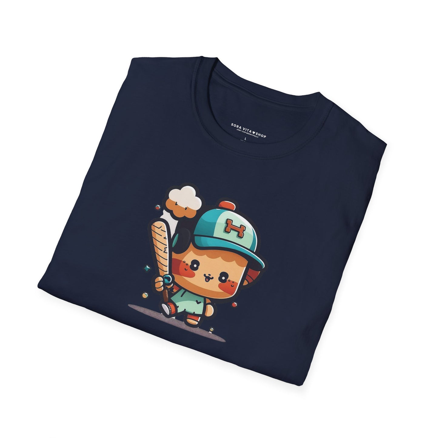 Cute Kid’s Baseball Softstyle Tee | Fun Unisex Comfort for Summer Play, Sports Fans & Everyday Joy