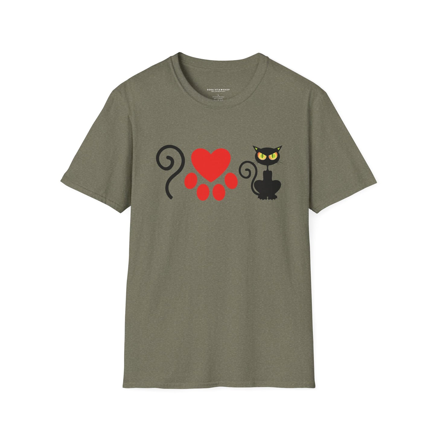 Cute Cat Lover Tee | Cozy Softstyle Shirt for Pet Adoption Fans & Animal Advocates