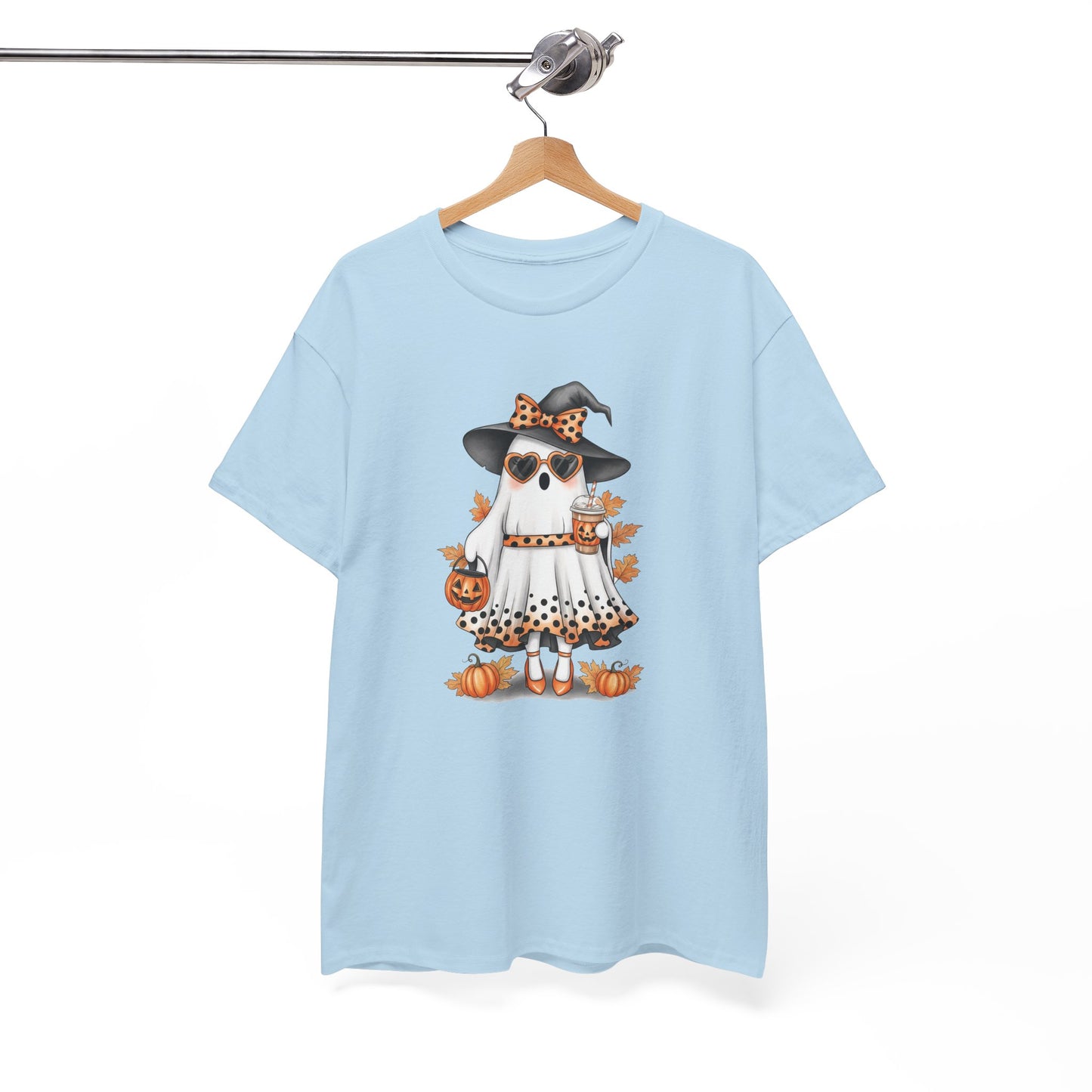 Spooky‑Cute Halloween Bunny Tee | Unisex Heavy Cotton Comfort for Fall Fun & Trick‑or‑Treat Vibes