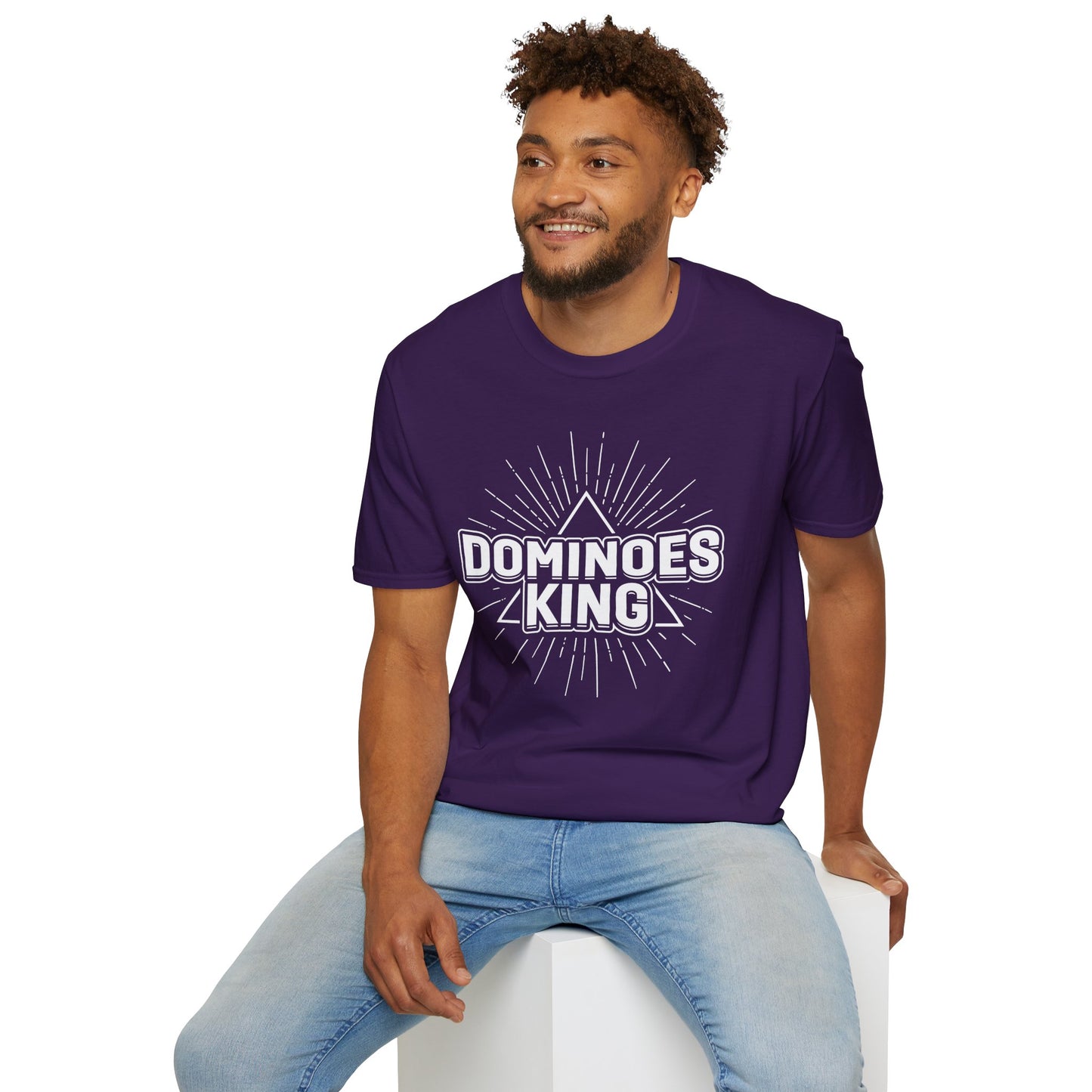 Dominoes King Softstyle Tee – Game Night Champion Style, All‑Day Comfort, Perfect Gift for Domino Lovers & Board Game Fans