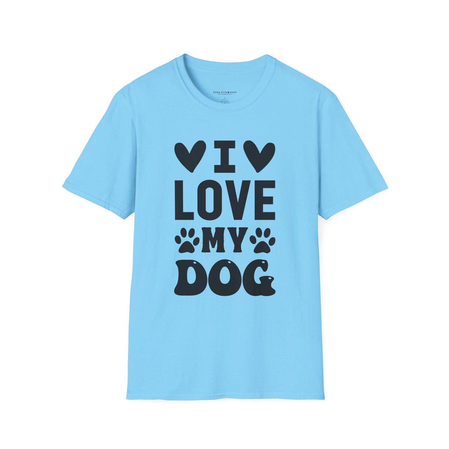 I Love My Dog Softstyle Tee | Unisex Comfort for Pet Parents, Dog Moms & Everyday Animal Lovers