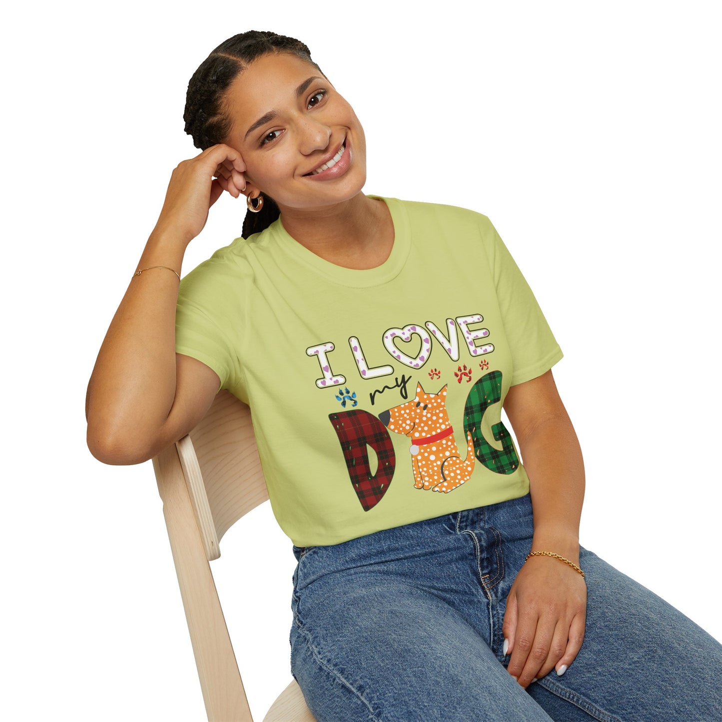 I Love My Dog Softstyle Tee | Cute Unisex Comfort for Timeless Comfort & Everyday Essential Tee