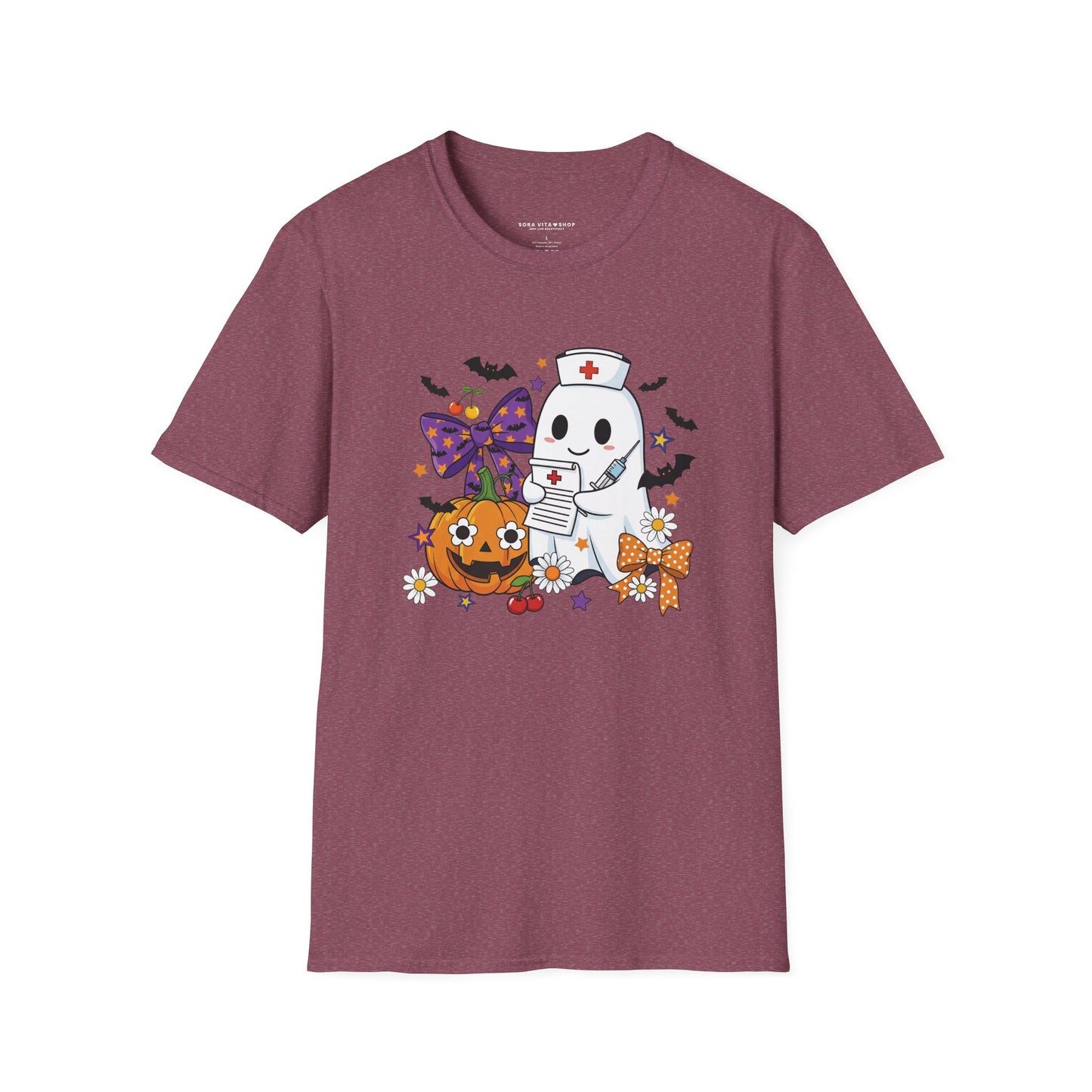 Halloween Ghost Tee – Cute & Spooky Unisex Shirt for Trick‑or‑Treat Fun and Fall Festivities