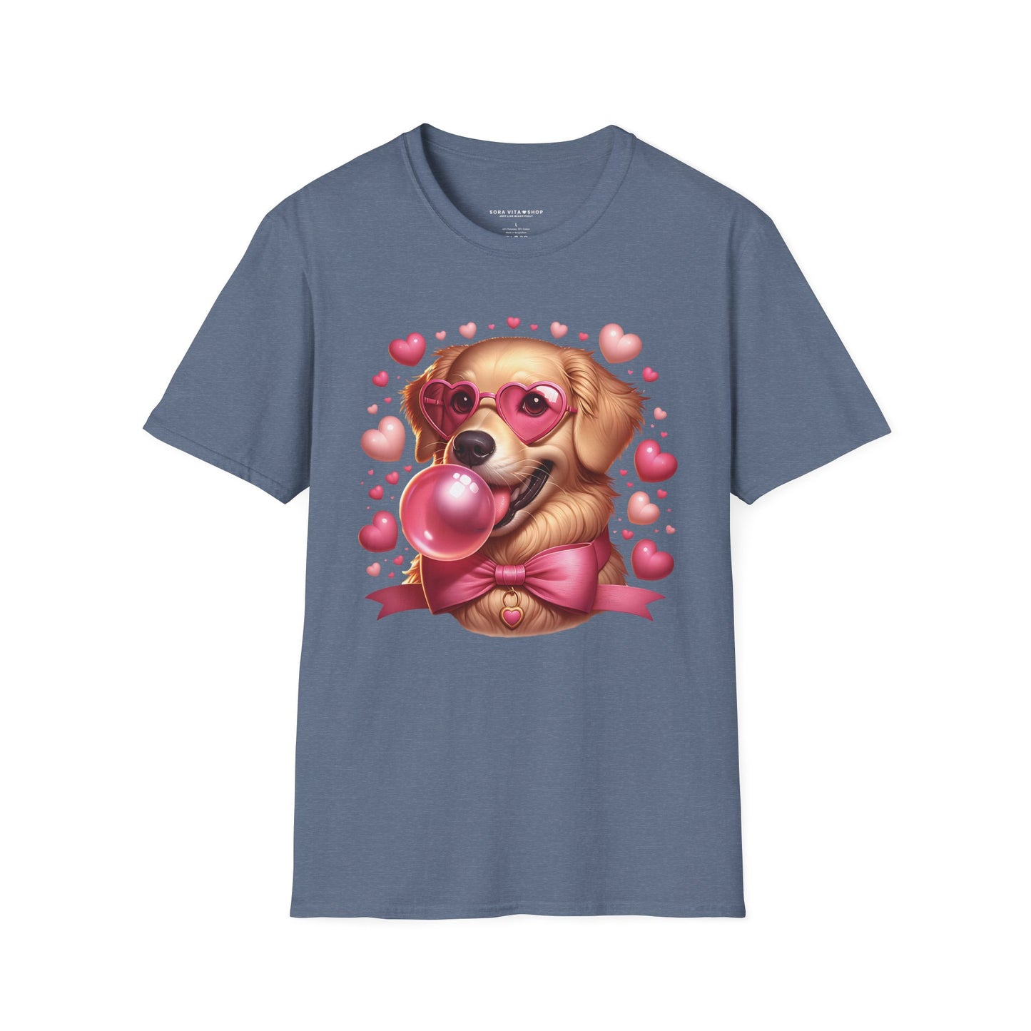 Golden Retriever Love Tee | Softstyle Comfort for Dog Lovers, Valentineās Day & Everyday Joy
