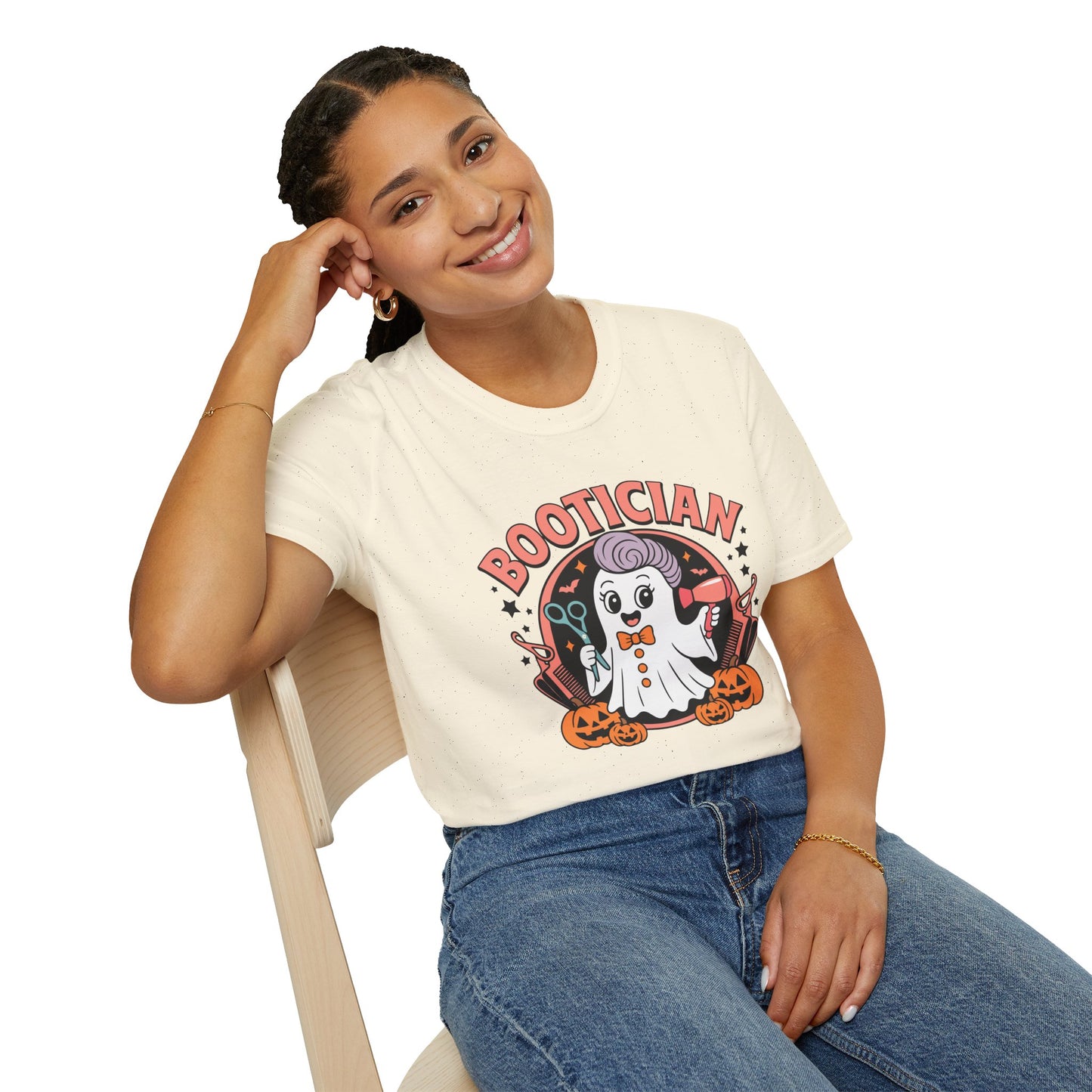 Halloween Bootician Ghost Tee – Fun Spooky Season Shirt for Parties, Trick‑or‑Treat & Festive Fall Style