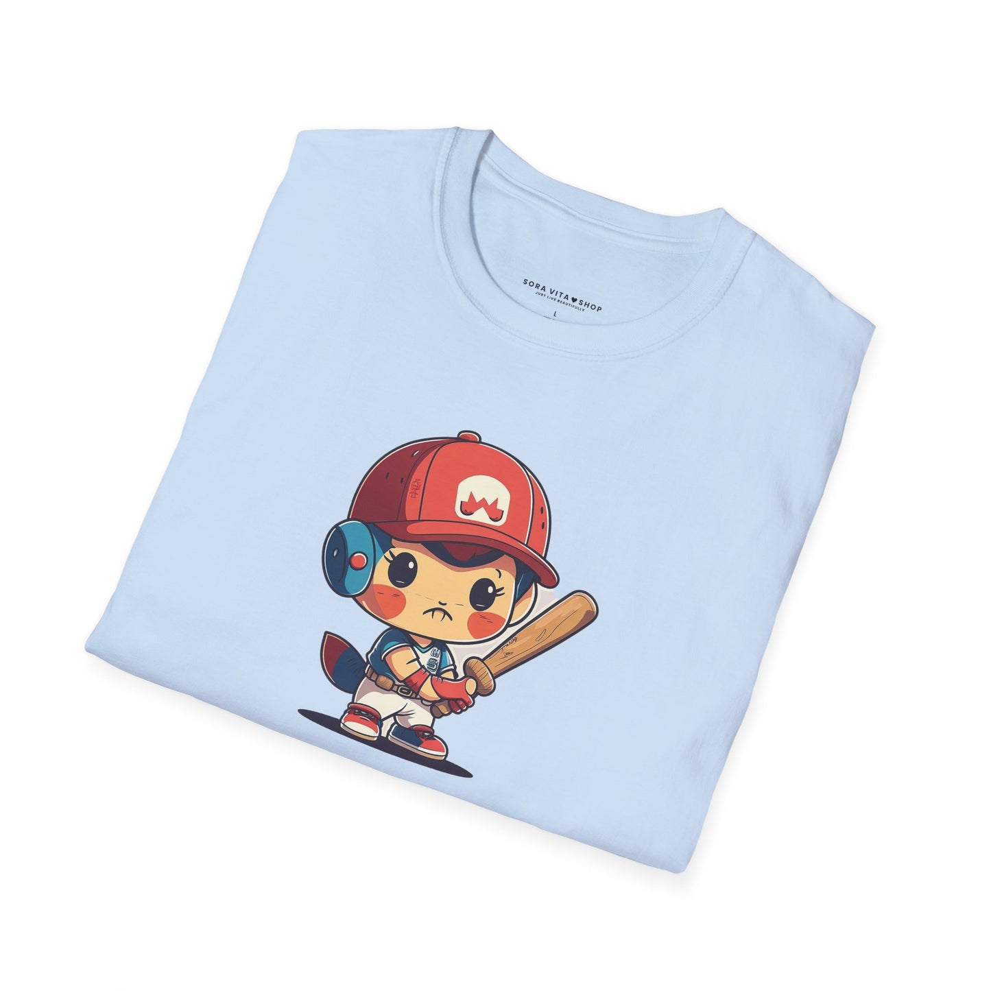 Cute Baseball Kid Softstyle Tee ⚾ | Playful Unisex Comfort for Sports Lovers, Summer Fun & Everyday Joy