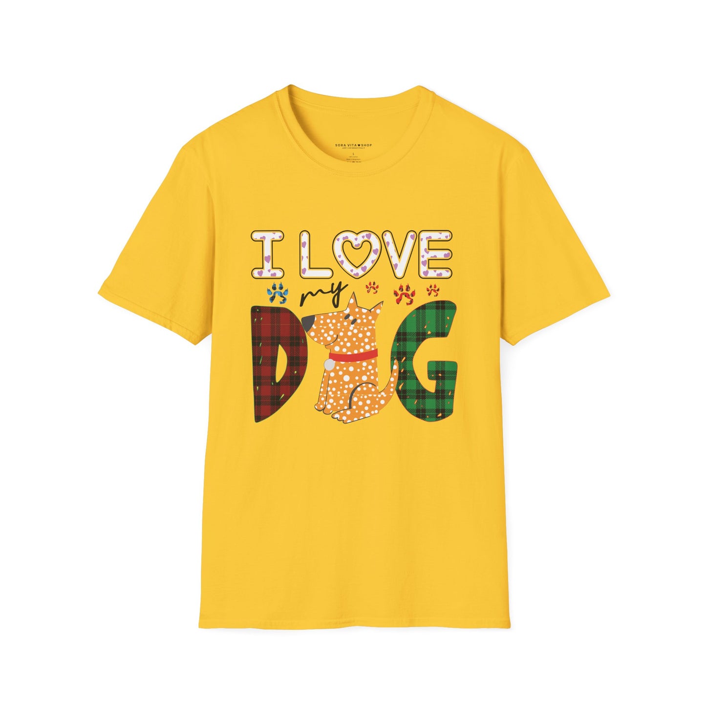 I Love My Dog Softstyle Tee | Cute Unisex Comfort for Timeless Comfort & Everyday Essential Tee