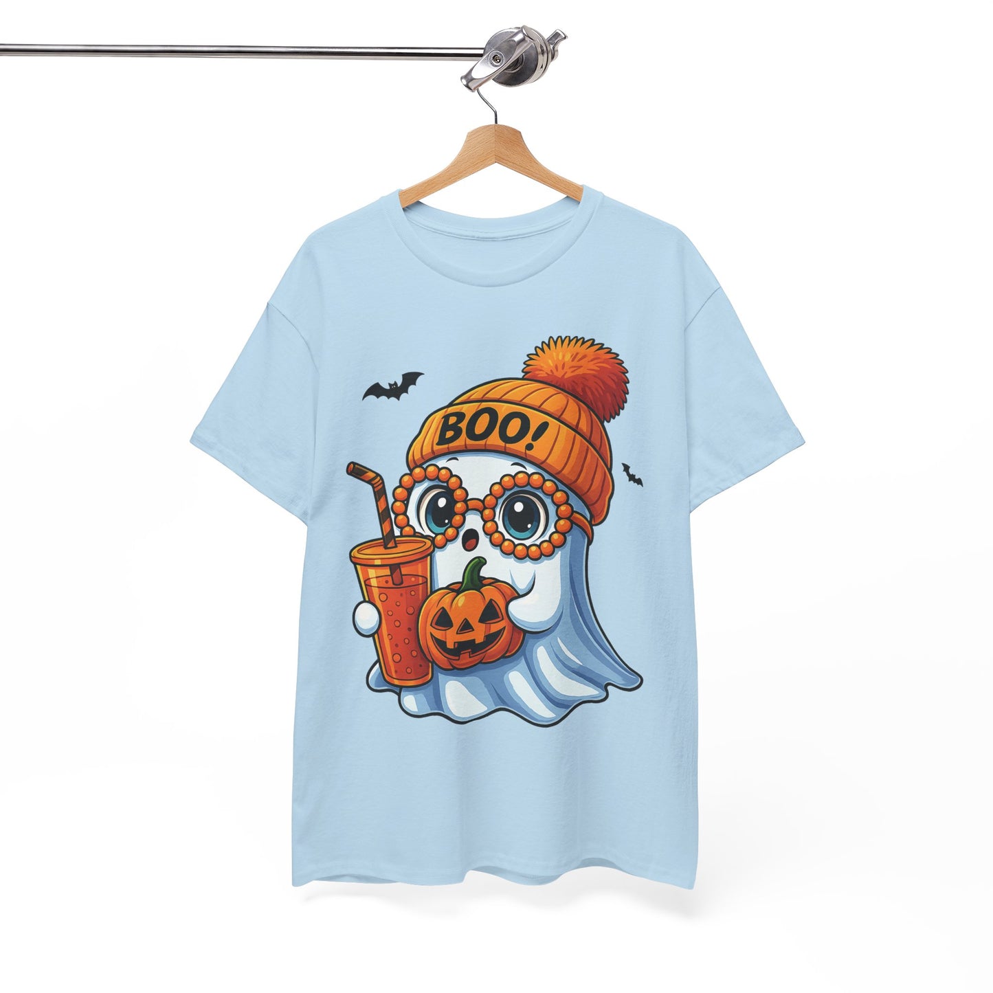 Boo‑tiful Ghost Halloween Tee 👻 | Spooky‑Cute Unisex Heavy Cotton Comfort for Fall Fun & Festive Vibes