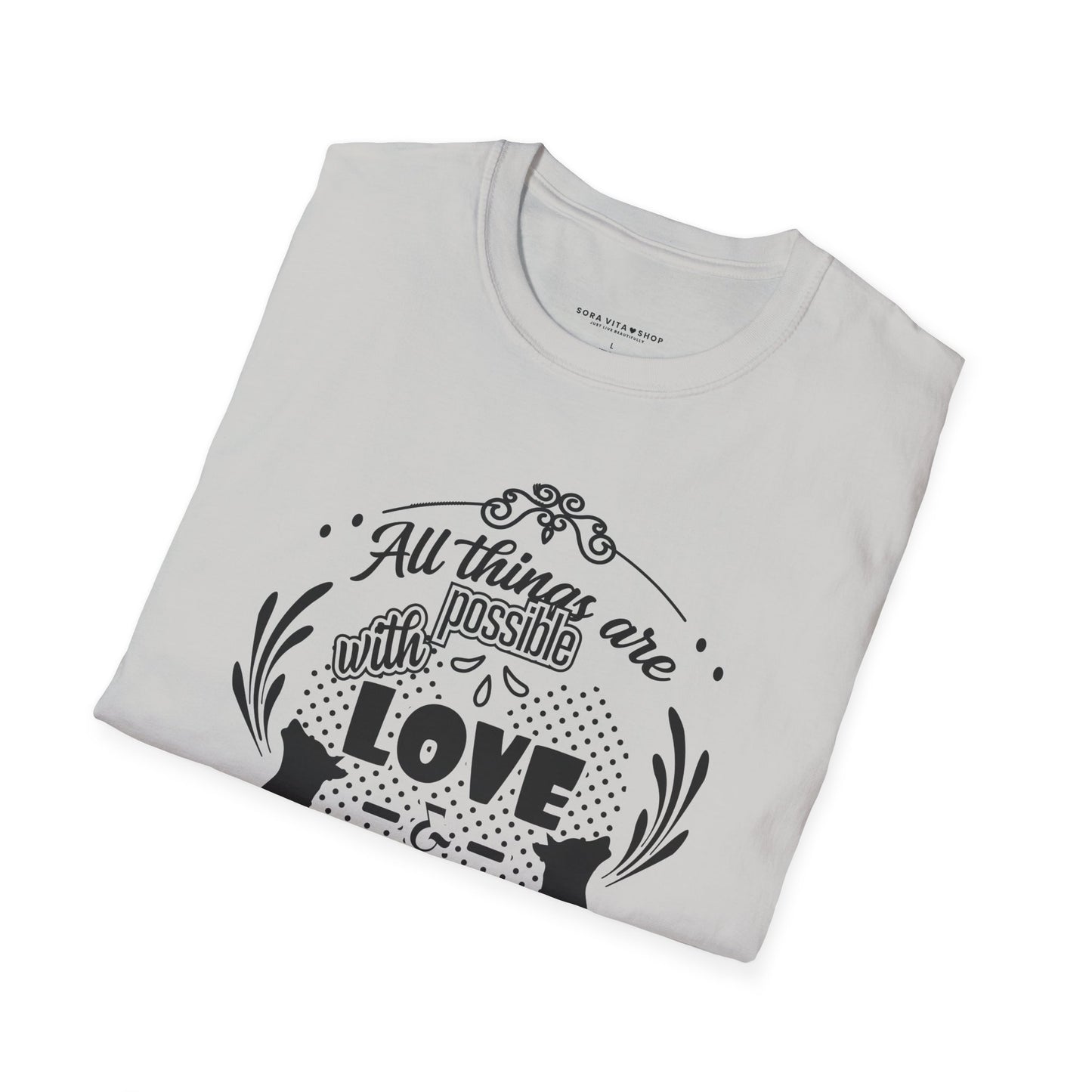 Dog Lover’s Quote Tee | Softstyle Comfort for Pet Parents, Dog Walkers & Everyday Animal Lovers
