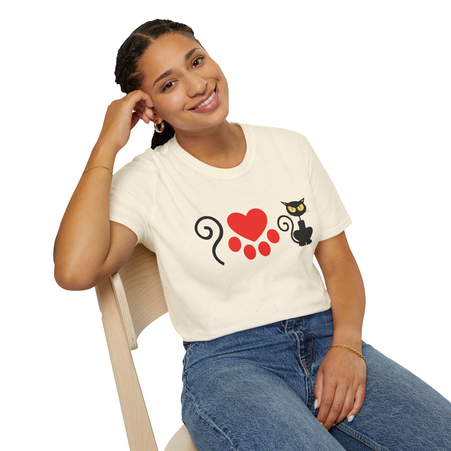 Cute Cat Lover Tee | Cozy Softstyle Shirt for Pet Adoption Fans & Animal Advocates
