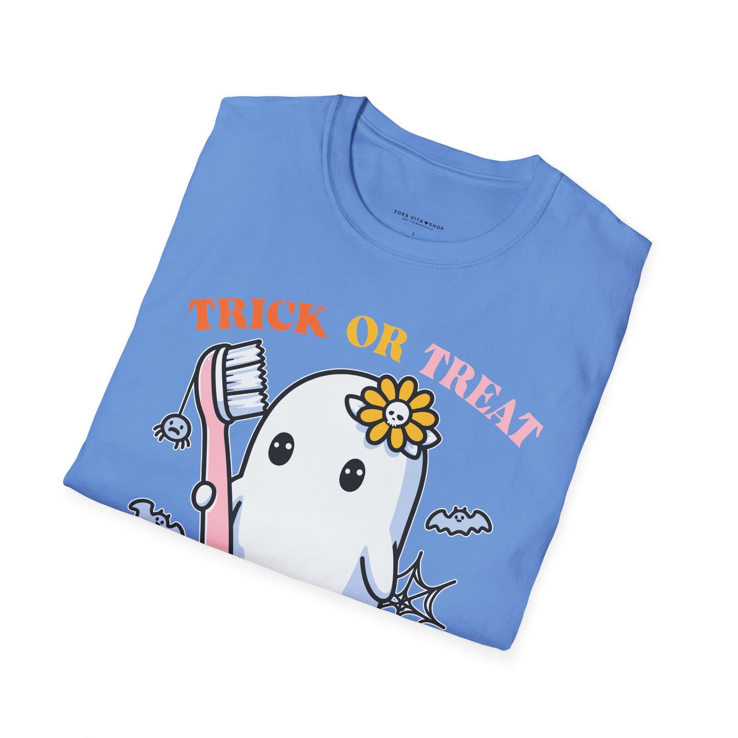 Halloween Tooth Care Ghost Tee – Fun Spooky Season Shirt for Kids & Adults, Trick‑or‑Treat & Party Ready
