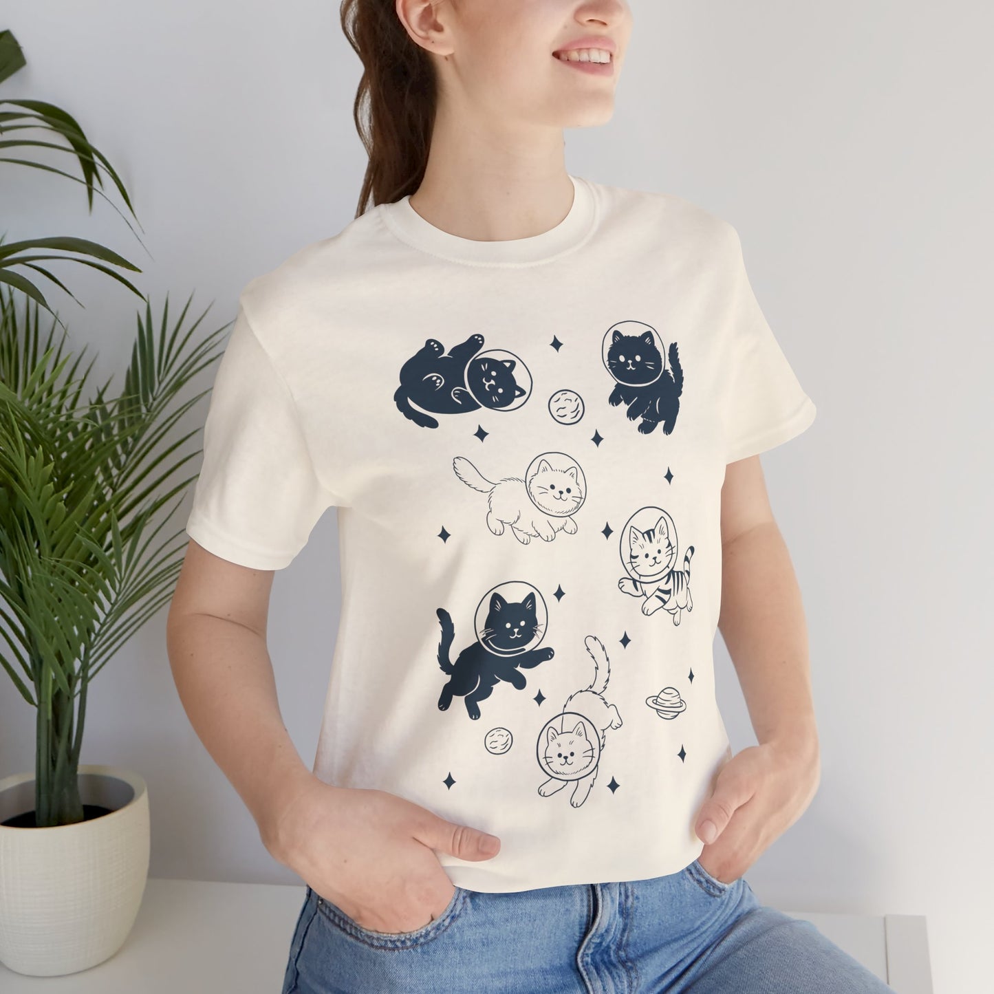 Cute Cat Adventure Tee – Funny Pet Lover Shirt for Everyday Comfort & Playful Style