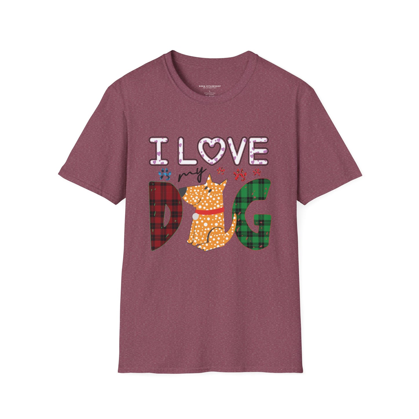 I Love My Dog Softstyle Tee | Cute Unisex Comfort for Timeless Comfort & Everyday Essential Tee