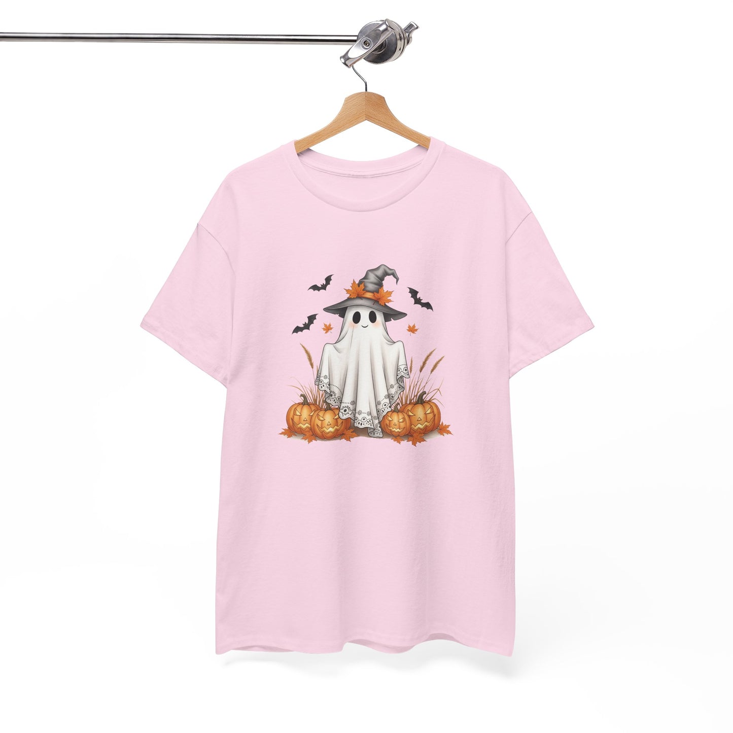 Spooky Ghost Halloween Tee – Festive Unisex Shirt for Parties, Fall Fashion & Pumpkin Season Fun