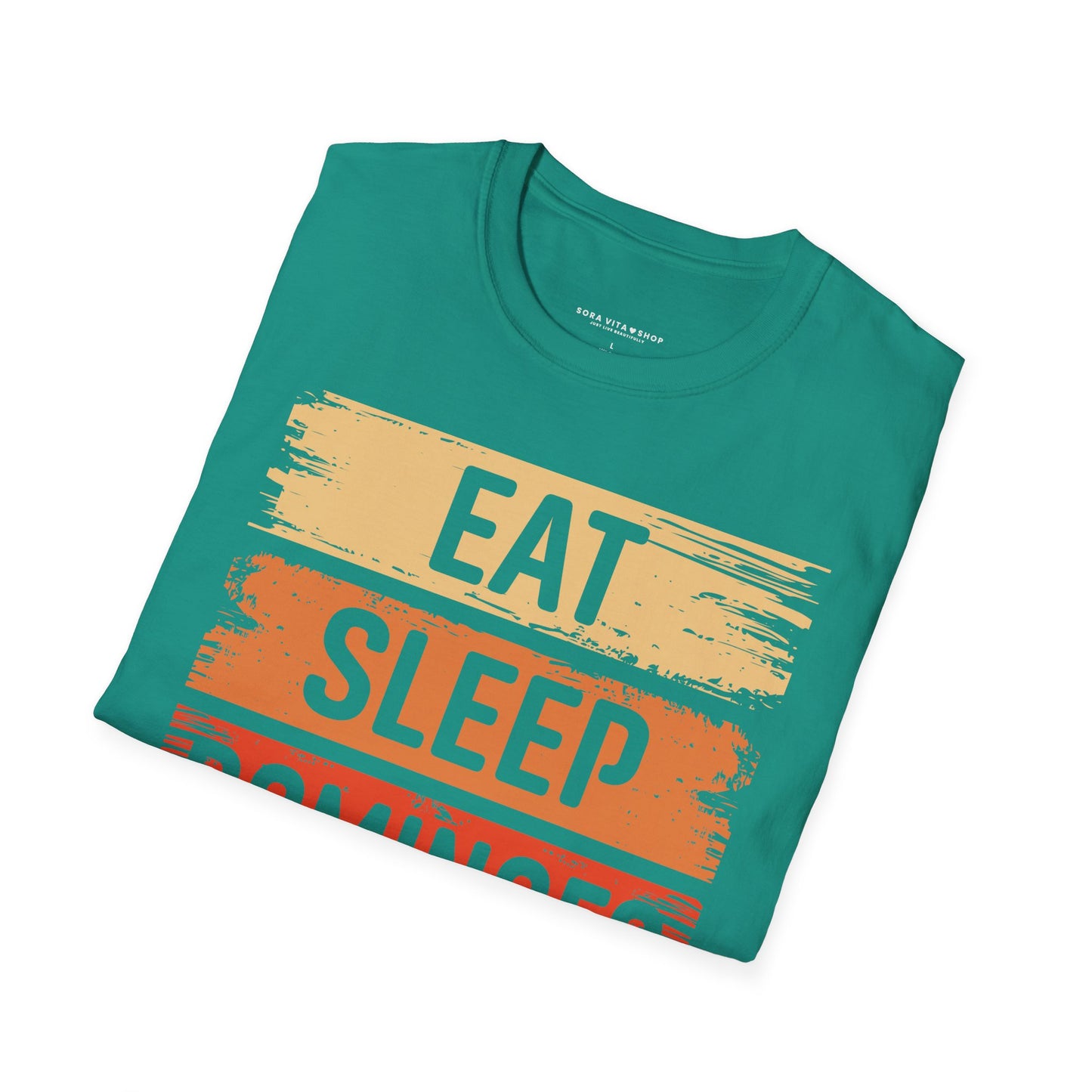 Eat Sleep Baseball Repeat T‑Shirt – Funny Baseball Lover Tee for Game Days, Players & Fans