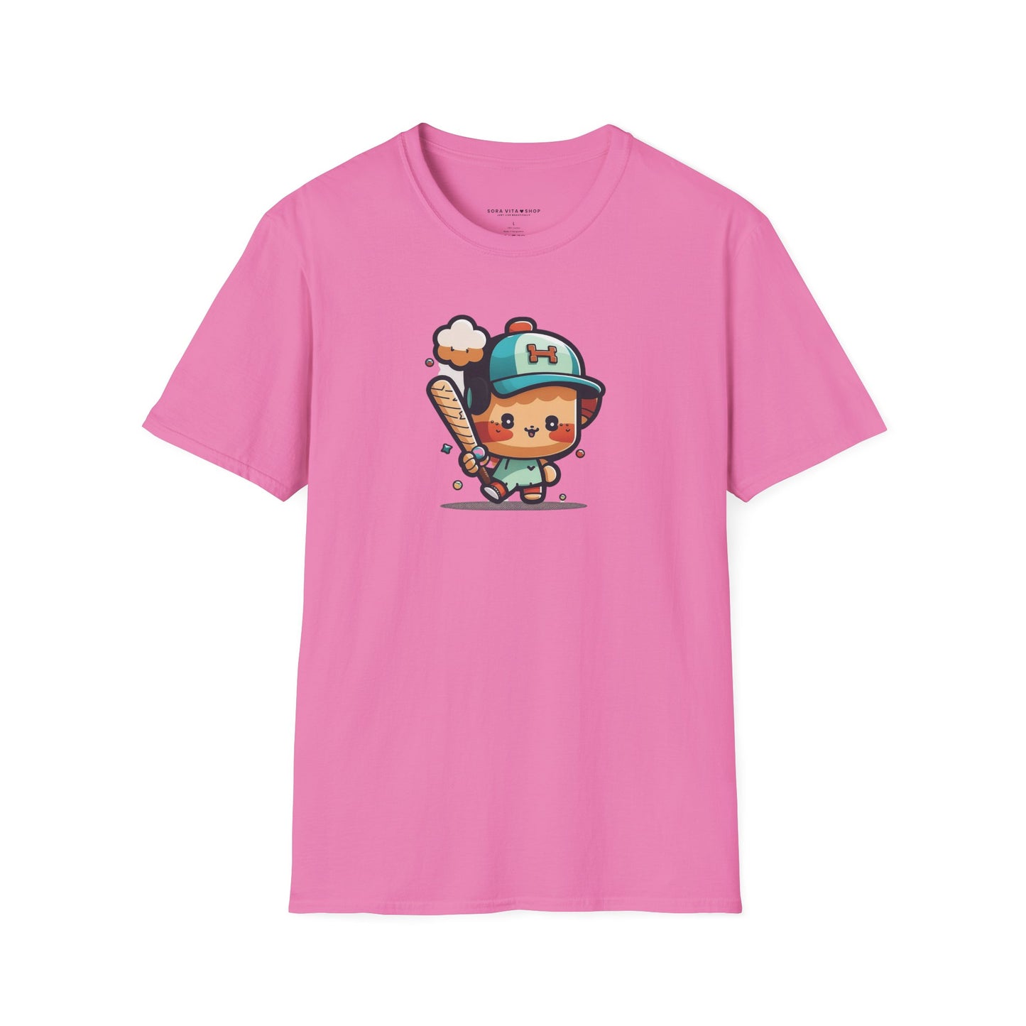 Cute Kid’s Baseball Softstyle Tee | Fun Unisex Comfort for Summer Play, Sports Fans & Everyday Joy