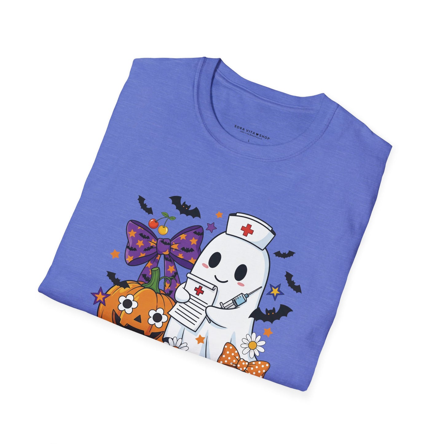 Halloween Ghost Tee – Cute & Spooky Unisex Shirt for Trick‑or‑Treat Fun and Fall Festivities