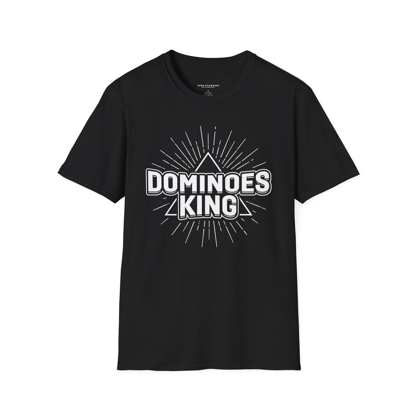 Dominoes King Softstyle Tee – Game Night Champion Style, All‑Day Comfort, Perfect Gift for Domino Lovers & Board Game Fans