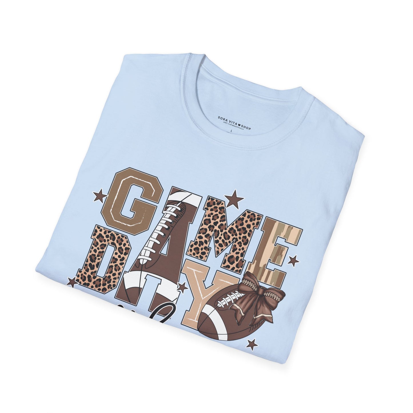 Game Day Vibes Softstyle Tee – All‑Day Comfort, Bold Team Spirit, Perfect for Tailgates, Watch Parties & Sports Fans