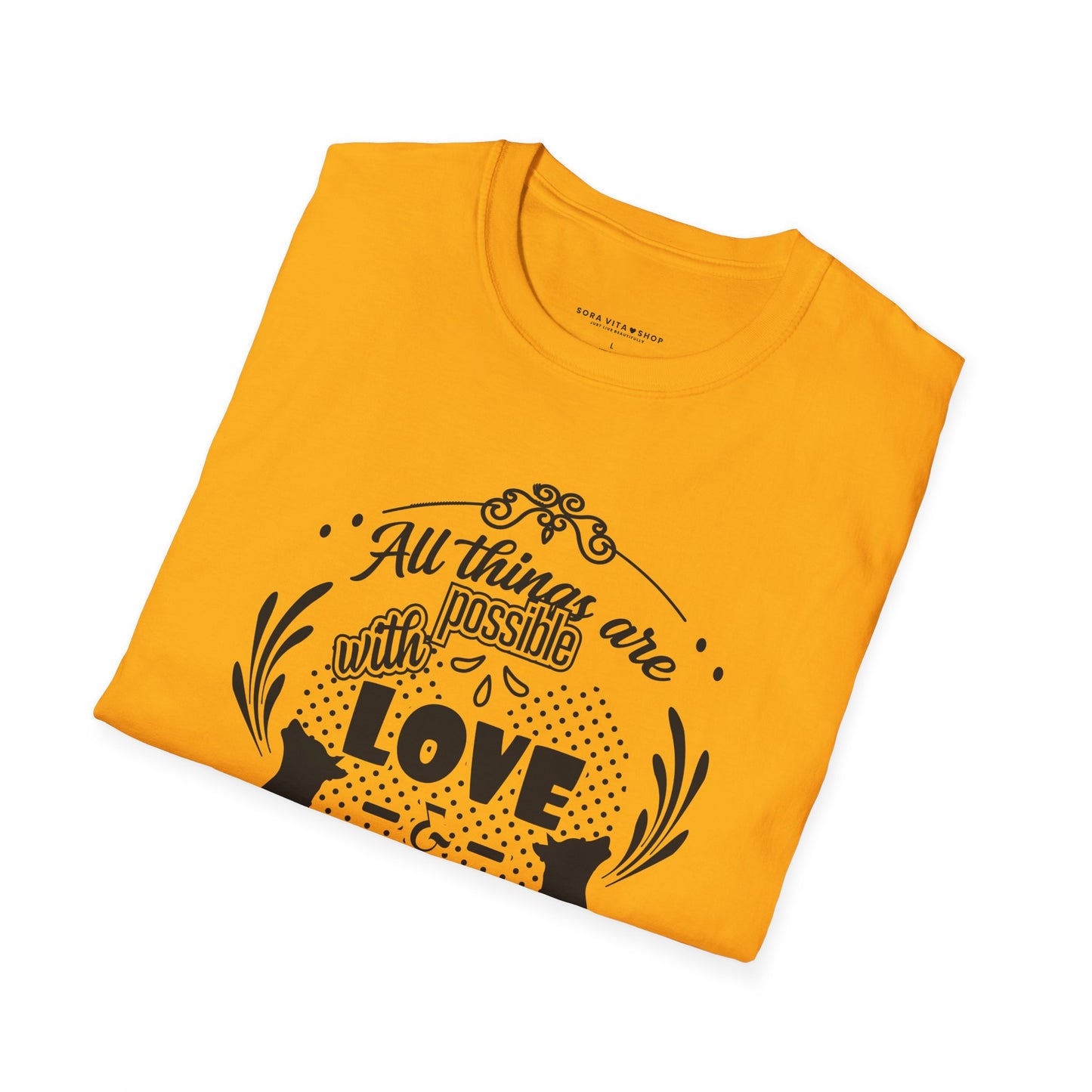 Dog Lover’s Quote Tee | Softstyle Comfort for Pet Parents, Dog Walkers & Everyday Animal Lovers