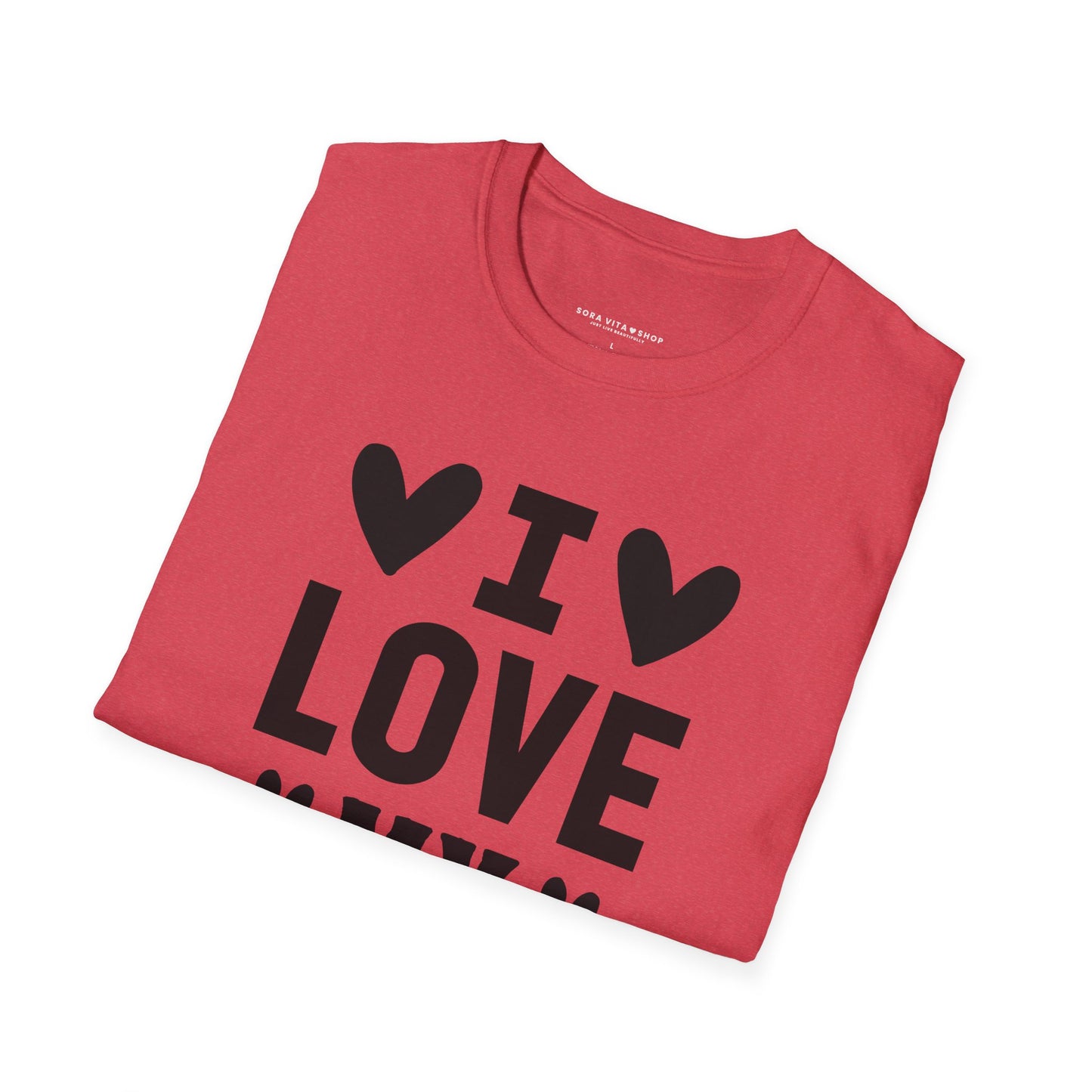 I Love My Dog Softstyle Tee | Unisex Comfort for Pet Parents, Dog Moms & Everyday Animal Lovers