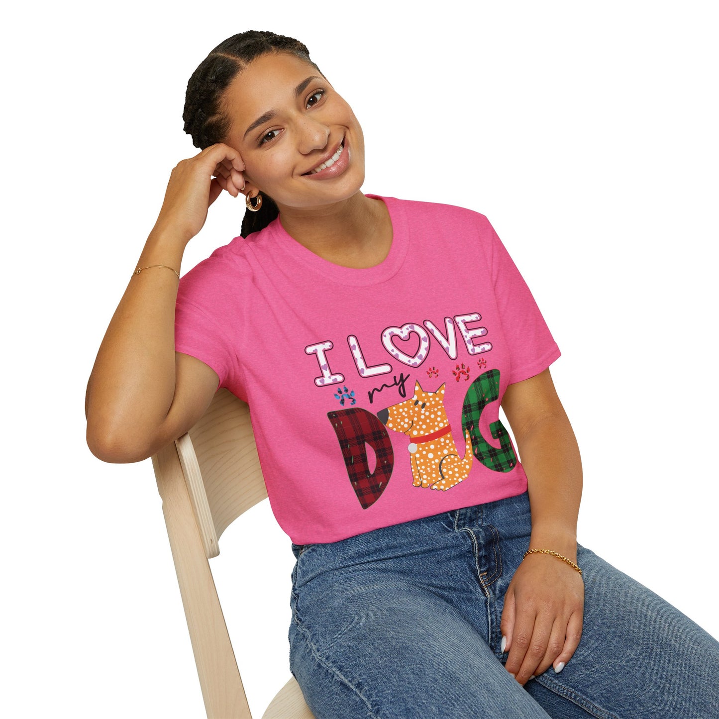 I Love My Dog Softstyle Tee | Cute Unisex Comfort for Timeless Comfort & Everyday Essential Tee
