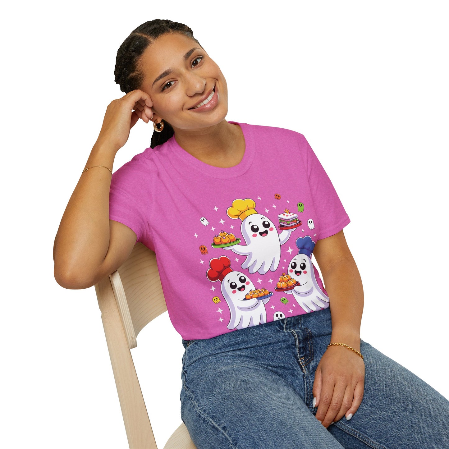 Ghostly Chefs Halloween Tee – Cute Spooky Kitchen Shirt for Foodie Fun & Costume Parties