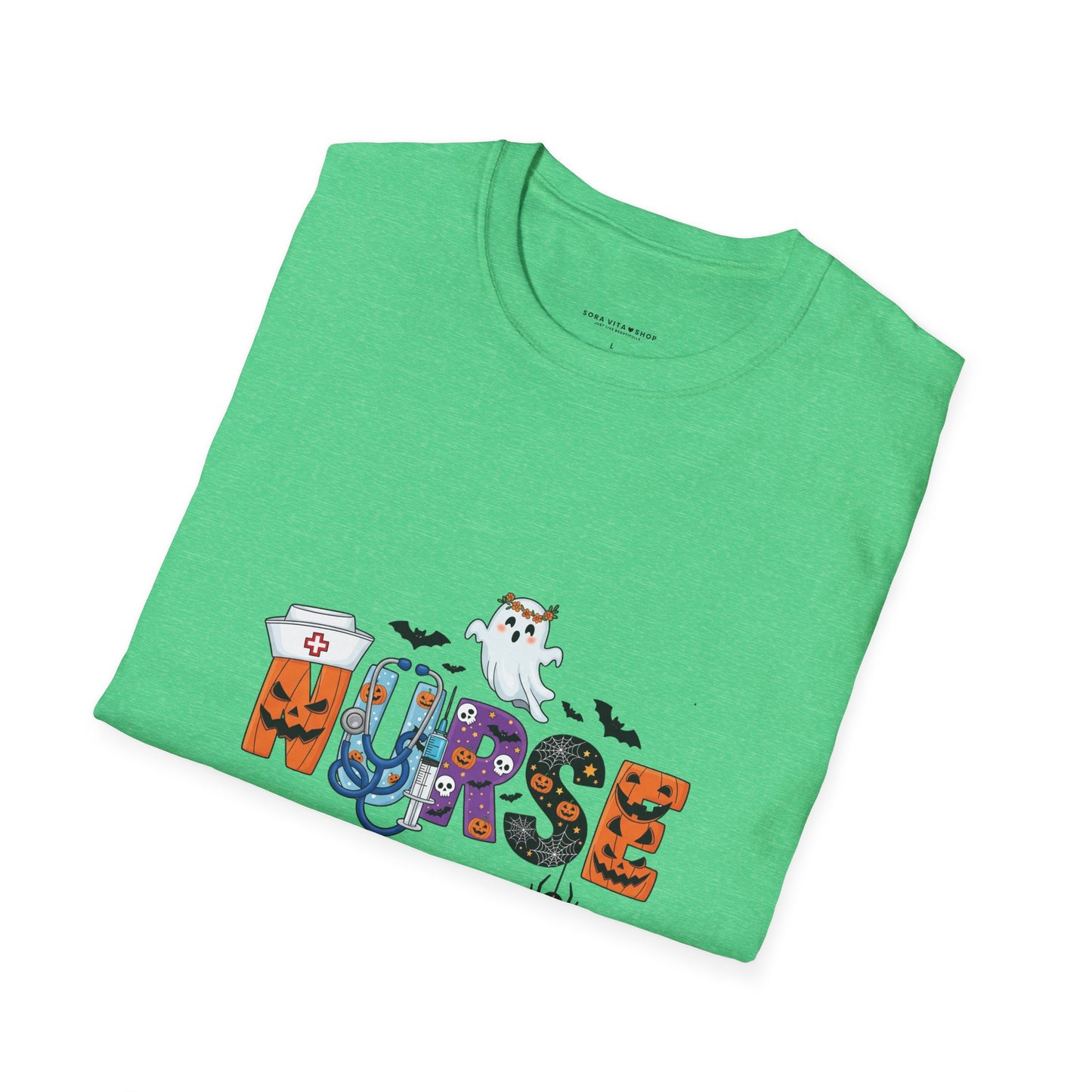 Halloween Ghost Graphic Tee – Spooky Season Unisex Shirt for Parties, Trick‑or‑Treating & Fall Fun