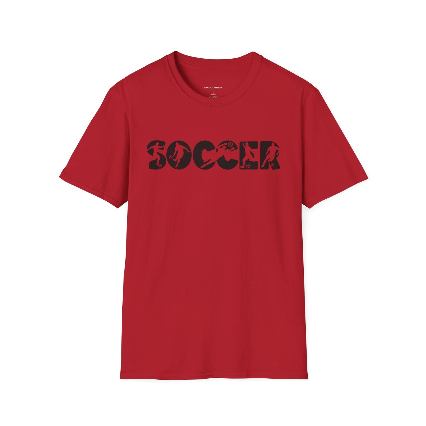 Goal‑Getter Comfort – Soccer Fan Unisex Softstyle Tee | All‑Day Wear, Game‑Day Energy, Perfect Gift for Players & Supporters