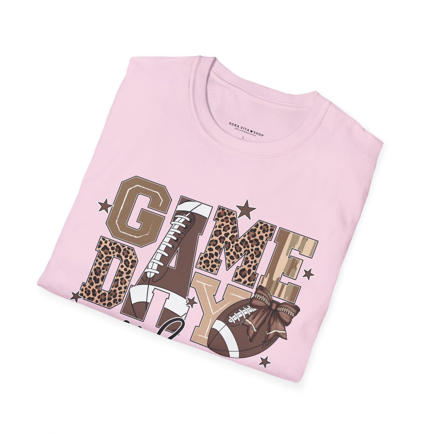 Game Day Vibes Softstyle Tee – All‑Day Comfort, Bold Team Spirit, Perfect for Tailgates, Watch Parties & Sports Fans