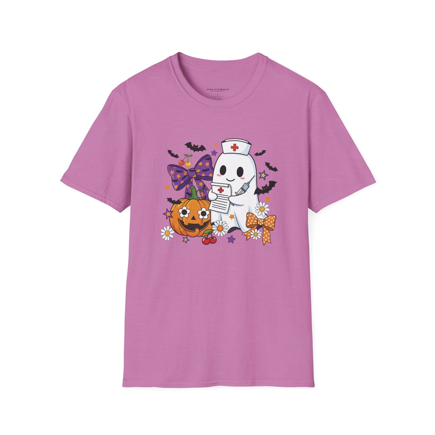 Halloween Ghost Tee – Cute & Spooky Unisex Shirt for Trick‑or‑Treat Fun and Fall Festivities