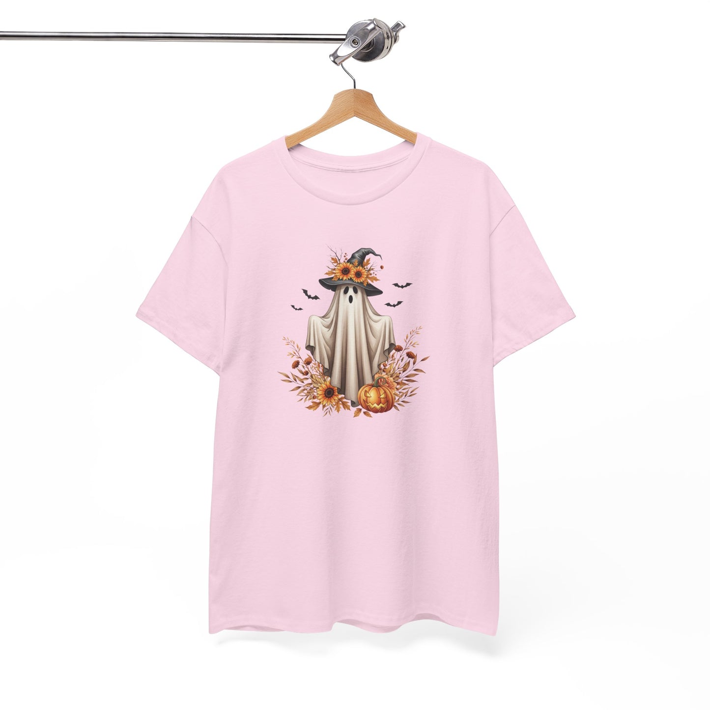 Halloween Ghost Tee – Spooky Autumn Unisex Shirt for Parties, Cozy Fall Days & Festive Fun