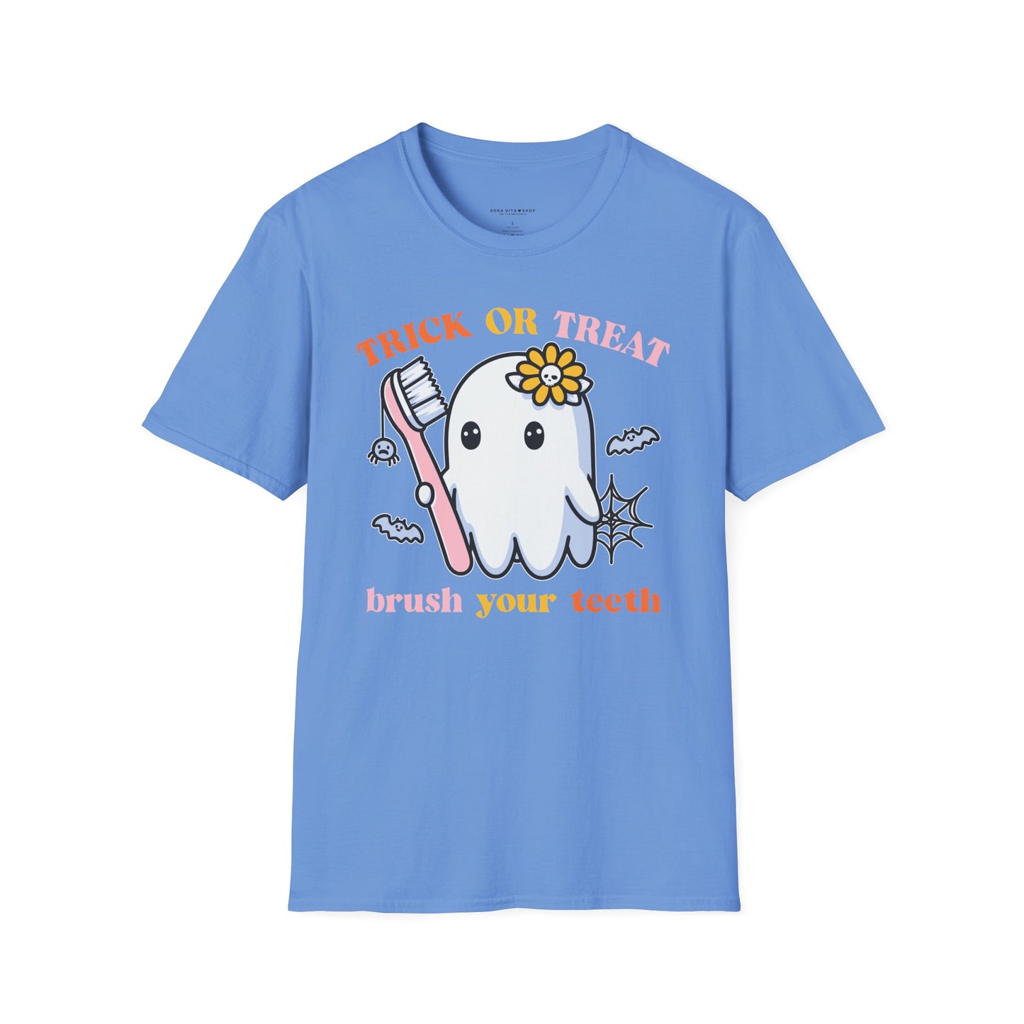 Halloween Tooth Care Ghost Tee – Fun Spooky Season Shirt for Kids & Adults, Trick‑or‑Treat & Party Ready
