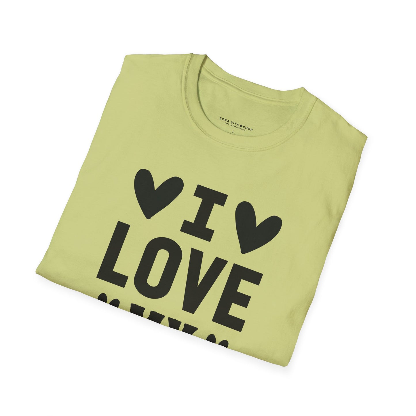 I Love My Dog Softstyle Tee | Unisex Comfort for Pet Parents, Dog Moms & Everyday Animal Lovers