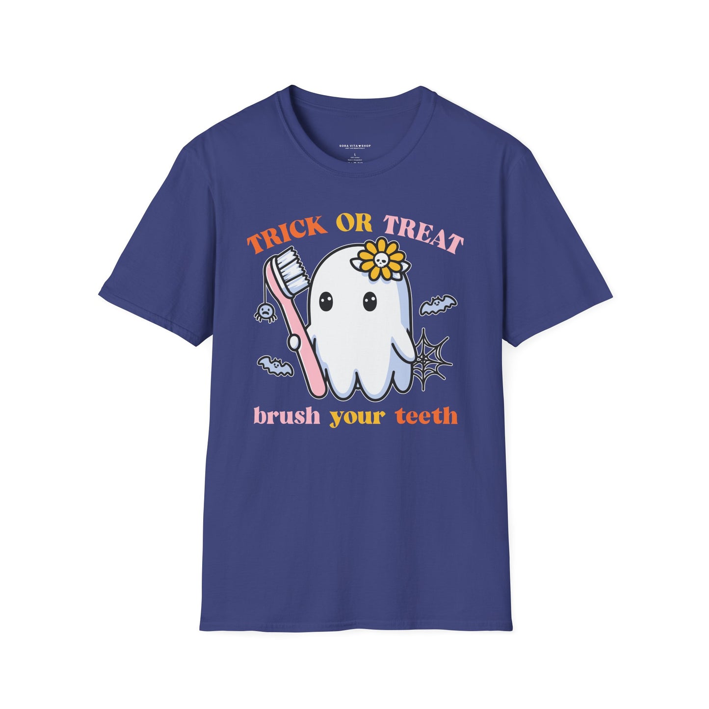 Halloween Tooth Care Ghost Tee – Fun Spooky Season Shirt for Kids & Adults, Trick‑or‑Treat & Party Ready