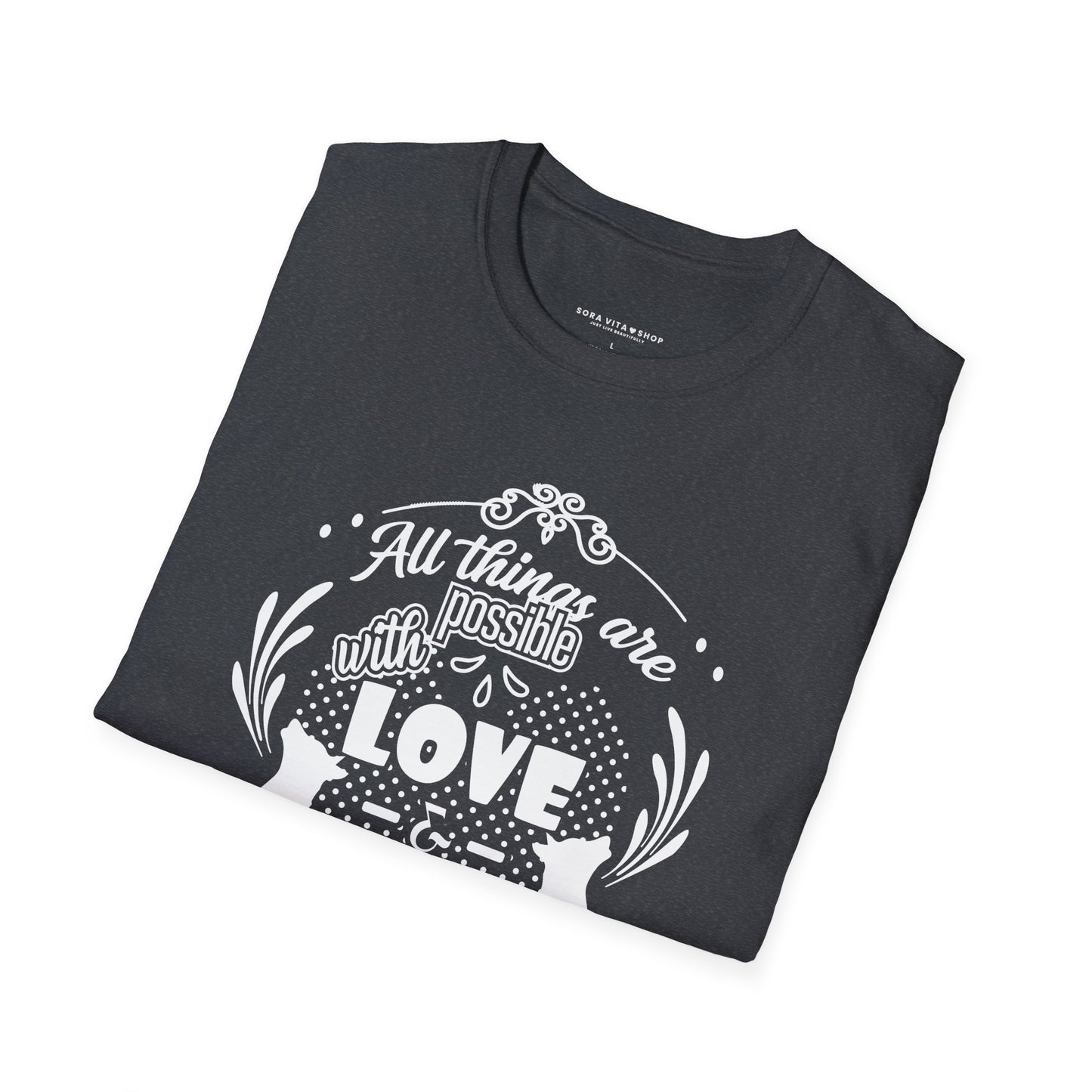 Dog Lover’s Quote Tee | Softstyle Comfort for Pet Parents, Dog Walkers & Everyday Animal Lovers