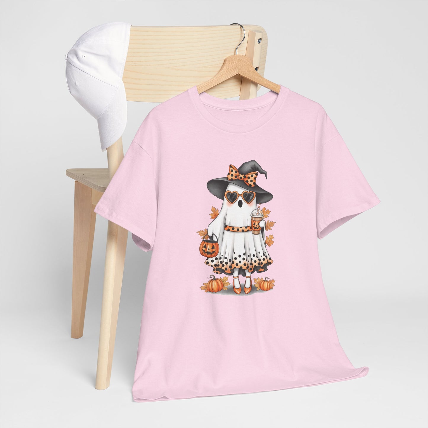 Spooky‑Cute Halloween Bunny Tee | Unisex Heavy Cotton Comfort for Fall Fun & Trick‑or‑Treat Vibes