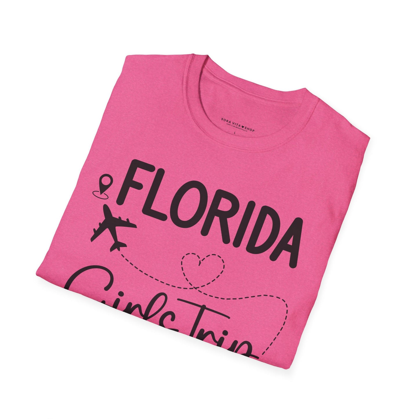 Girls Trip Florida Softstyle Tee – Vibrant Vacation Vibes, All‑Day Comfort, Perfect Gift for Summer Getaways & Beach Besties