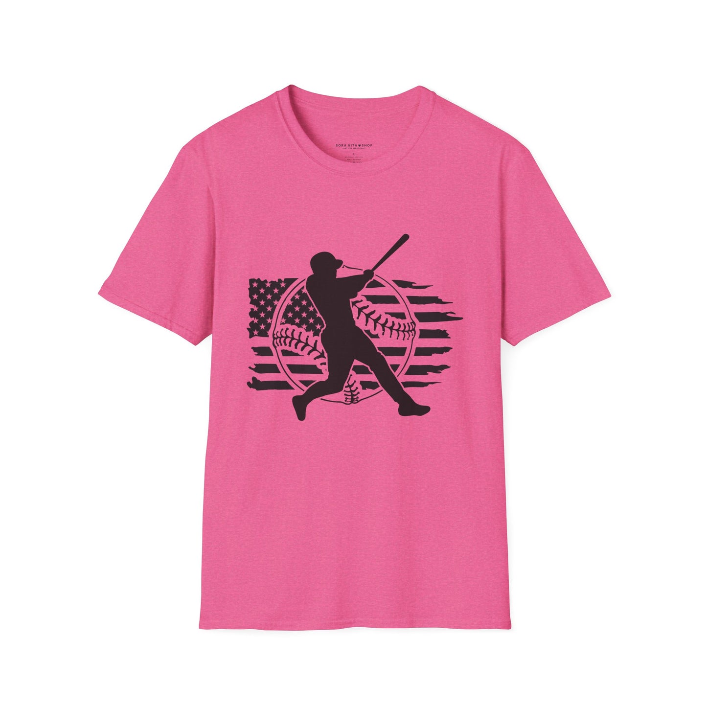 Home Run Comfort – Baseball Fan Unisex Softstyle Tee | All‑Day Wear, Game‑Day Energy, Perfect Gift for Lovers Players
