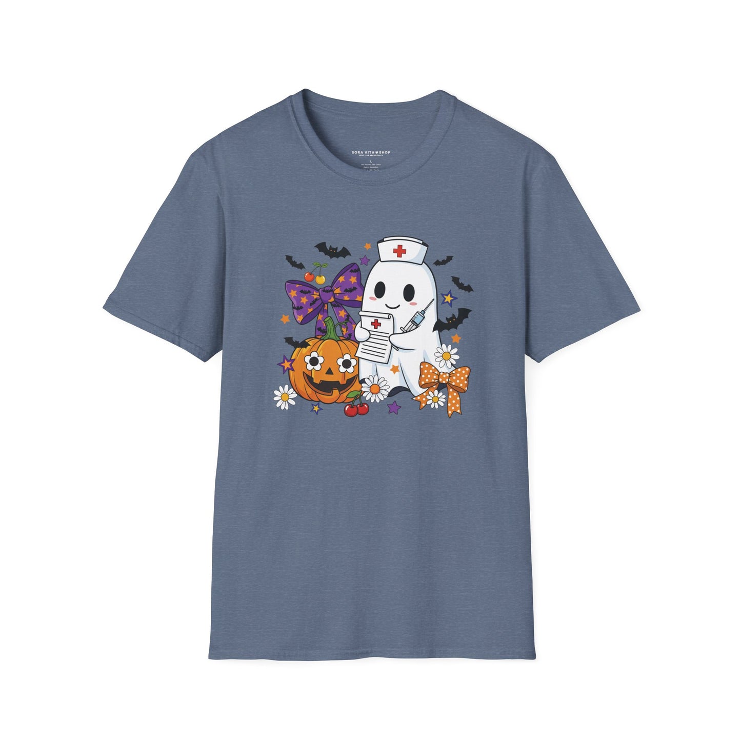 Halloween Ghost Tee – Cute & Spooky Unisex Shirt for Trick‑or‑Treat Fun and Fall Festivities