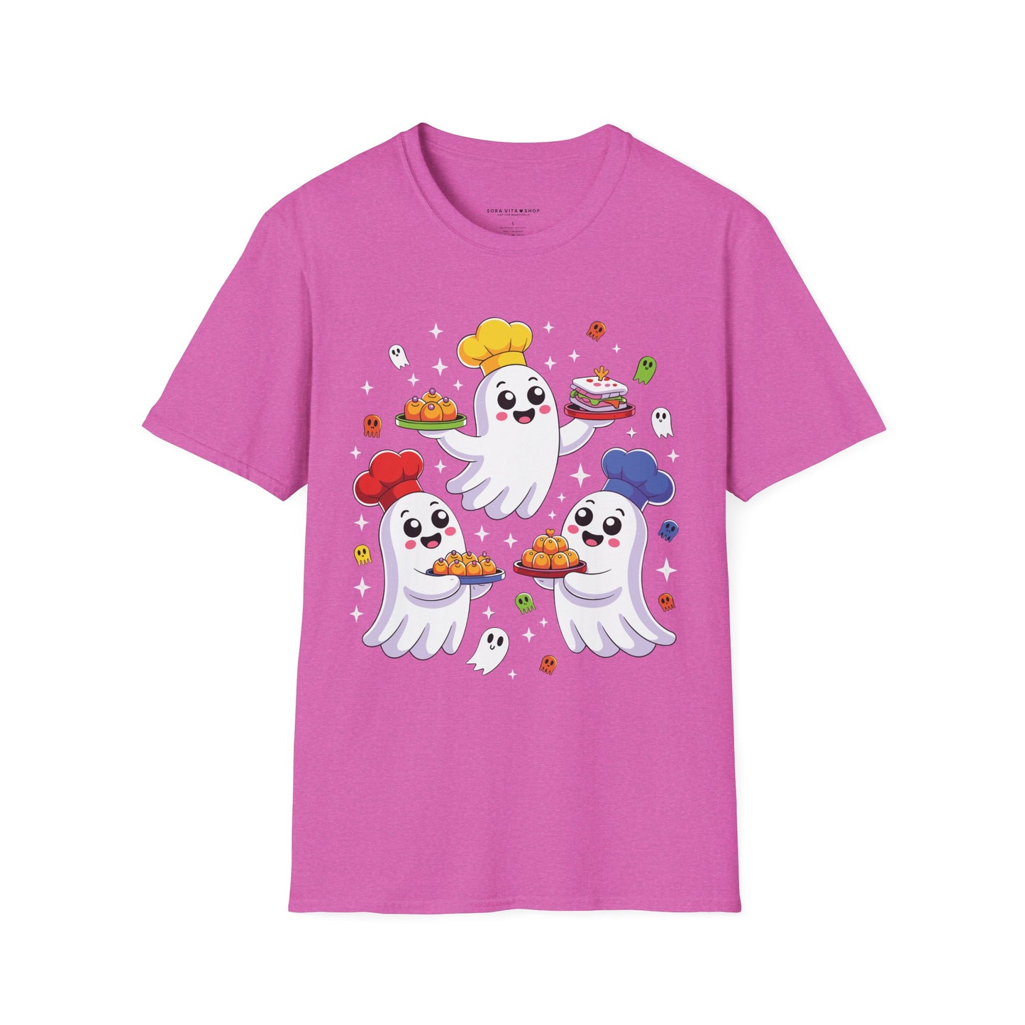 Ghostly Chefs Halloween Tee – Cute Spooky Kitchen Shirt for Foodie Fun & Costume Parties