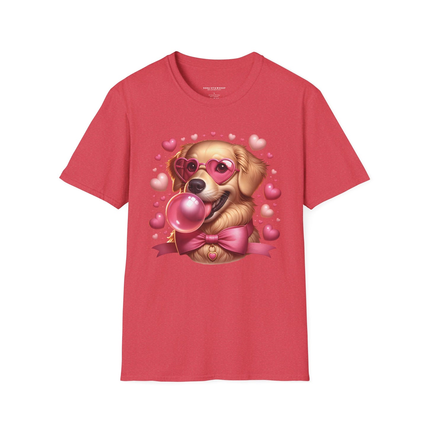 Golden Retriever Love Tee | Softstyle Comfort for Dog Lovers, Valentineās Day & Everyday Joy