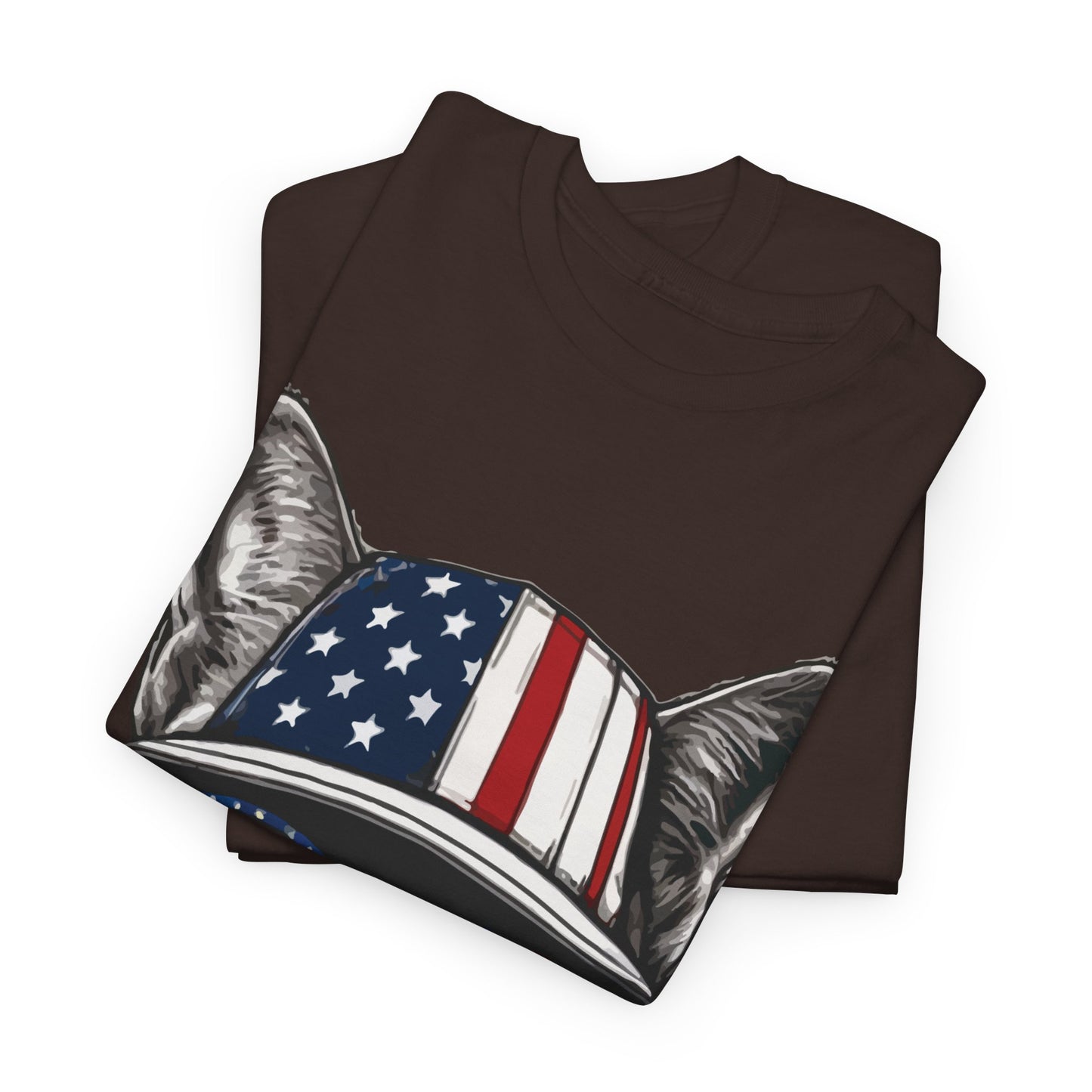 Patriotic Cat T‑Shirt – Festive USA Sunglasses Tee for Proud Pet Lovers & Summer Celebrations