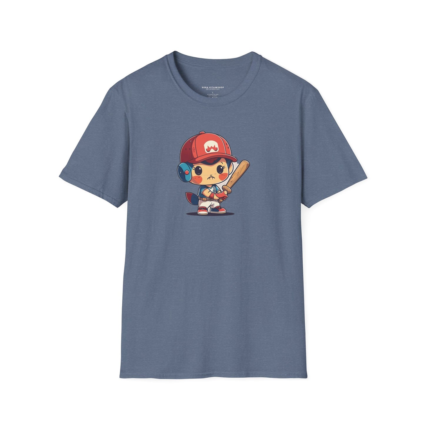 Cute Baseball Kid Softstyle Tee ⚾ | Playful Unisex Comfort for Sports Lovers, Summer Fun & Everyday Joy