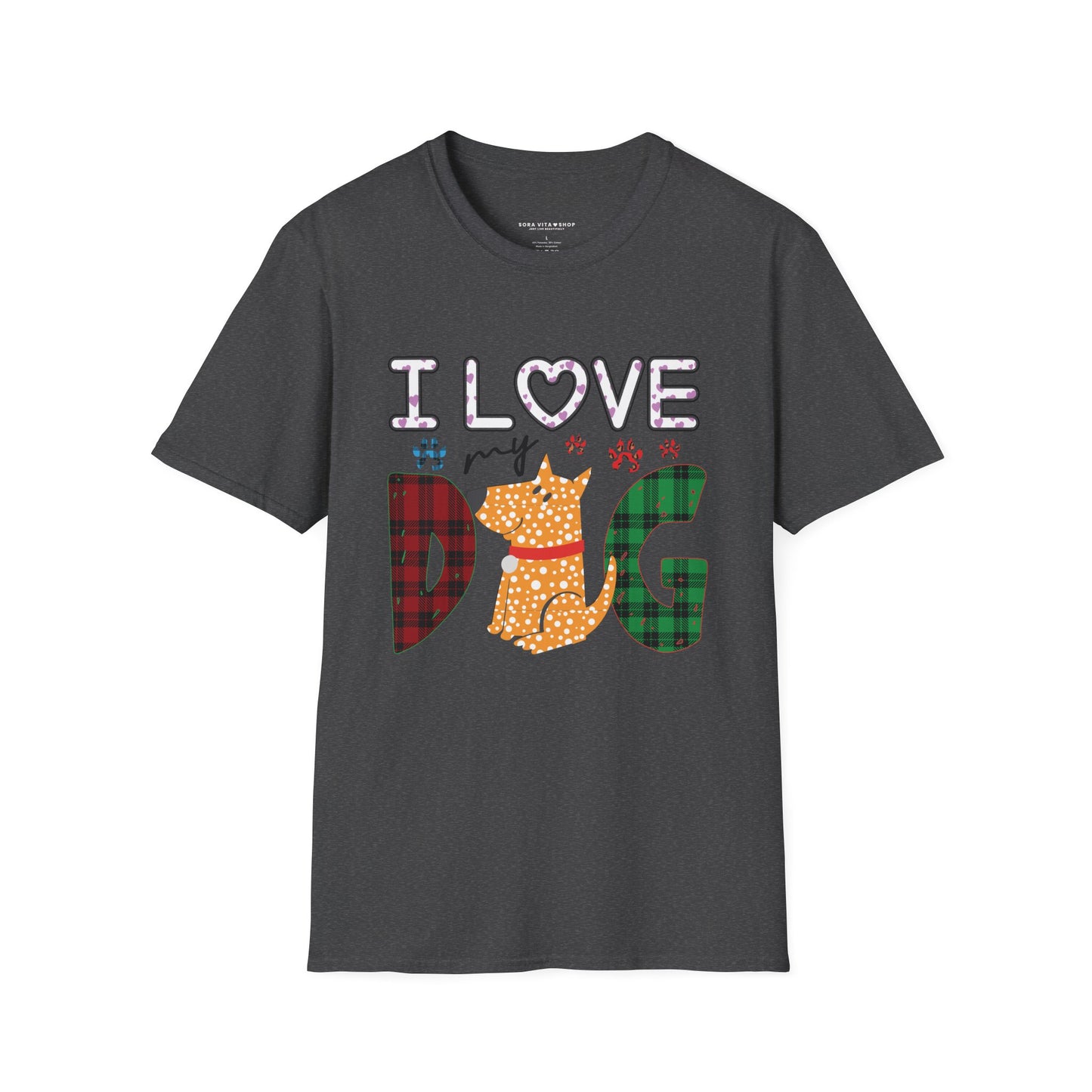 I Love My Dog Softstyle Tee | Cute Unisex Comfort for Timeless Comfort & Everyday Essential Tee