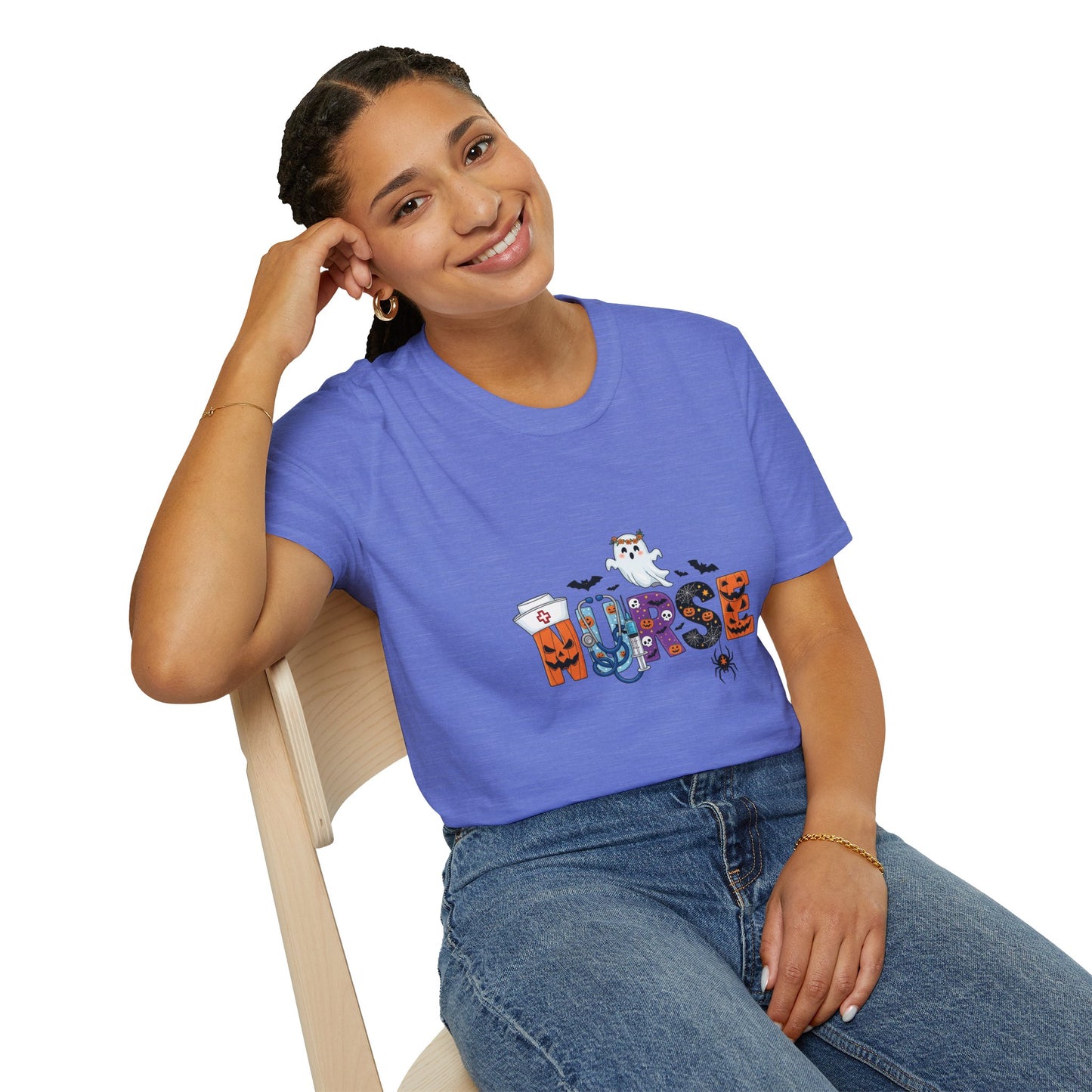 Halloween Ghost Graphic Tee – Spooky Season Unisex Shirt for Parties, Trick‑or‑Treating & Fall Fun